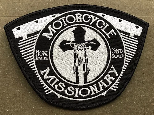 Large 12″ Motorcycle Missionary Patch